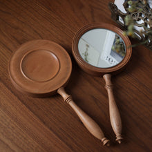 Lucy Solid Walnut Hand Mirror