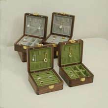 Calen Solid Walnut Jewelry Box