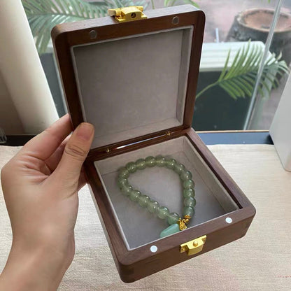 Calen luxury walnut jewelry storage box