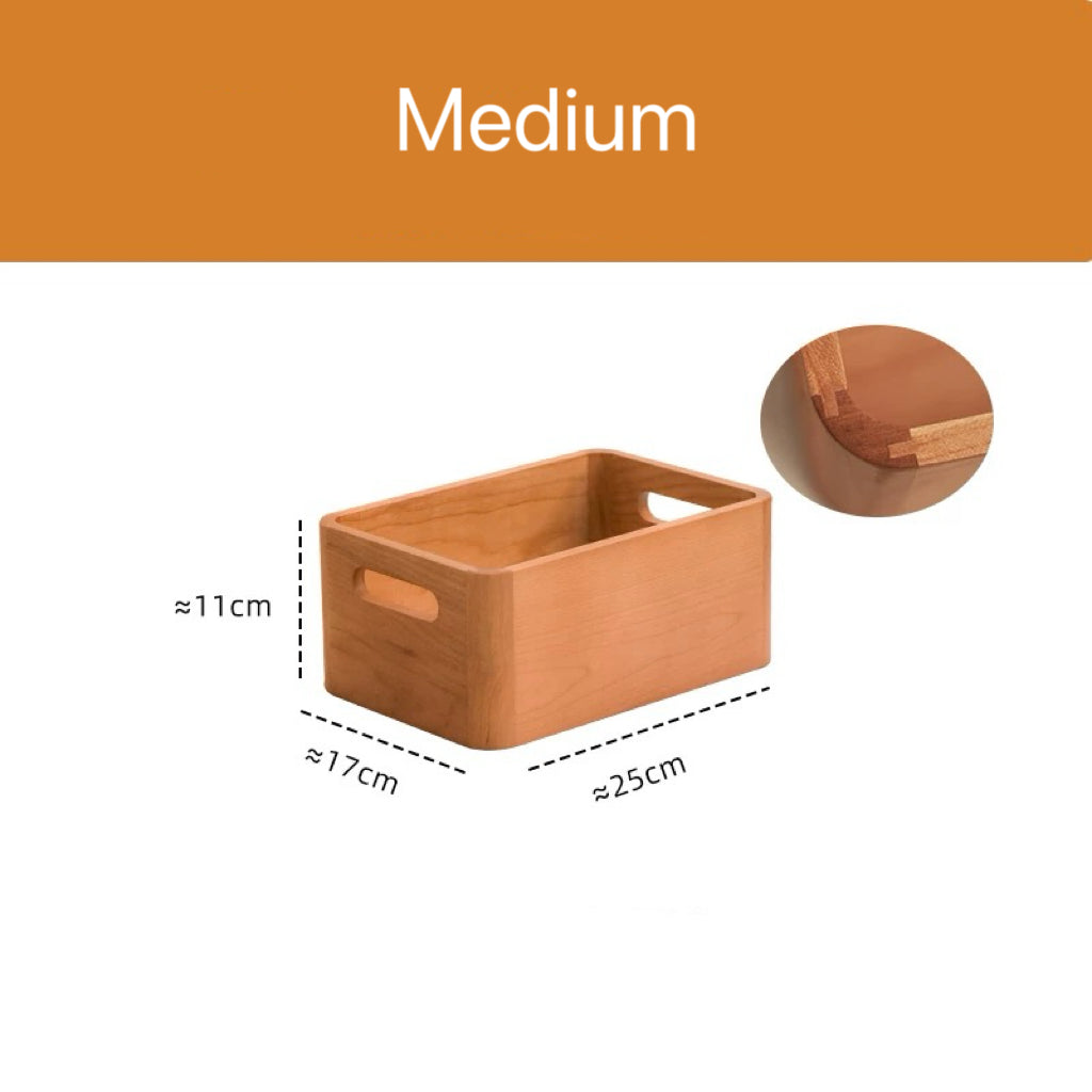 Woodfort Make-up-Organizer aus massivem Walnussholz