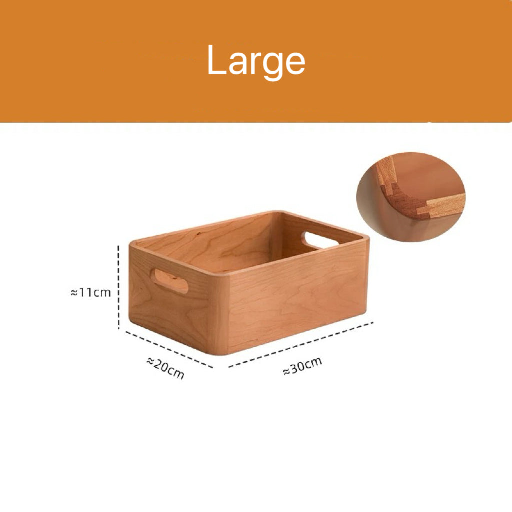 Woodfort Make-up-Organizer aus massivem Walnussholz