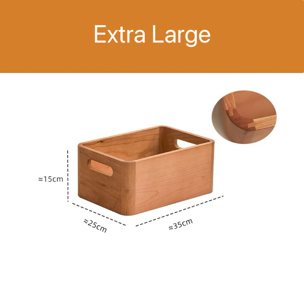 Woodfort Make-up-Organizer aus massivem Walnussholz