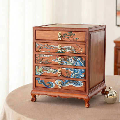 Orna Luxus-Schmuckaufbewahrungsschrank aus Palisanderholz