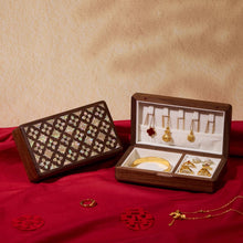 Bernice Solid Walnut Jewelry Box