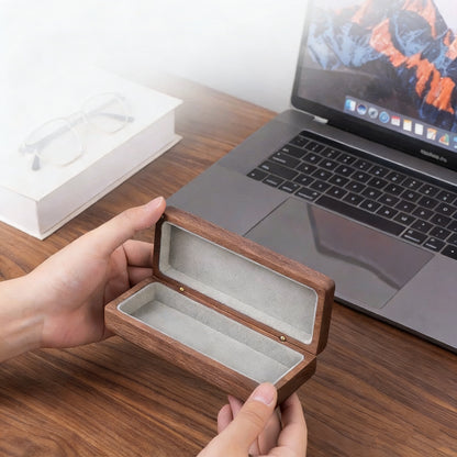 Étui à lunettes GrainCase Minimalist en noyer