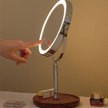 Jenna Solid Wood LED Tabletop Mirror