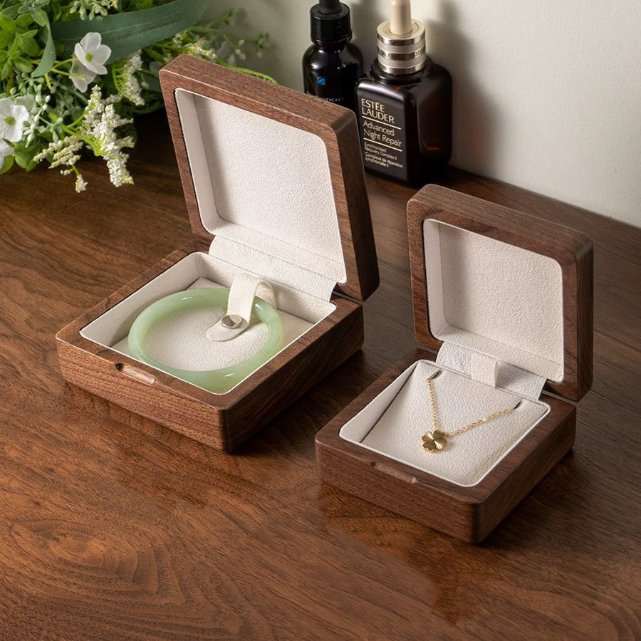 Luxury Movo Black Walnut Jewelry Box