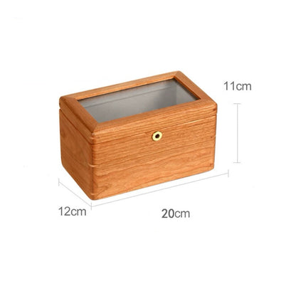 Luxury wooden jewelry storage box for bracelets