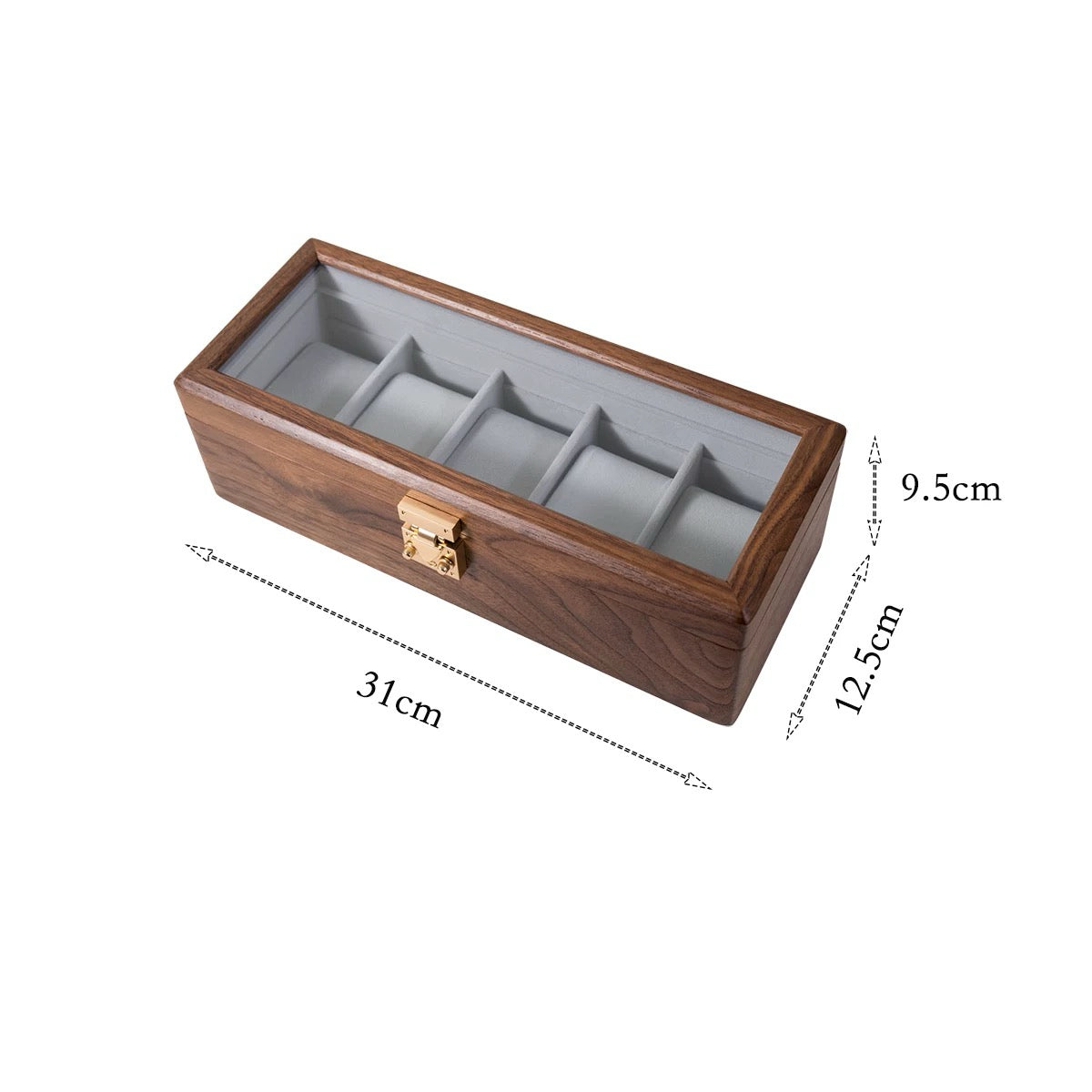 Vera minimalist watch box for organizing timepieces