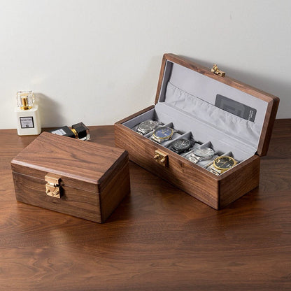 Vera wooden watch box with minimalist design