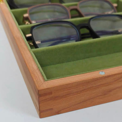 Vireo wooden sunglasses stand for orderly display