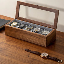 glass top watch storage box