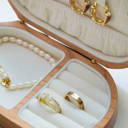 Rebecca Solid Wood Jewelry Box