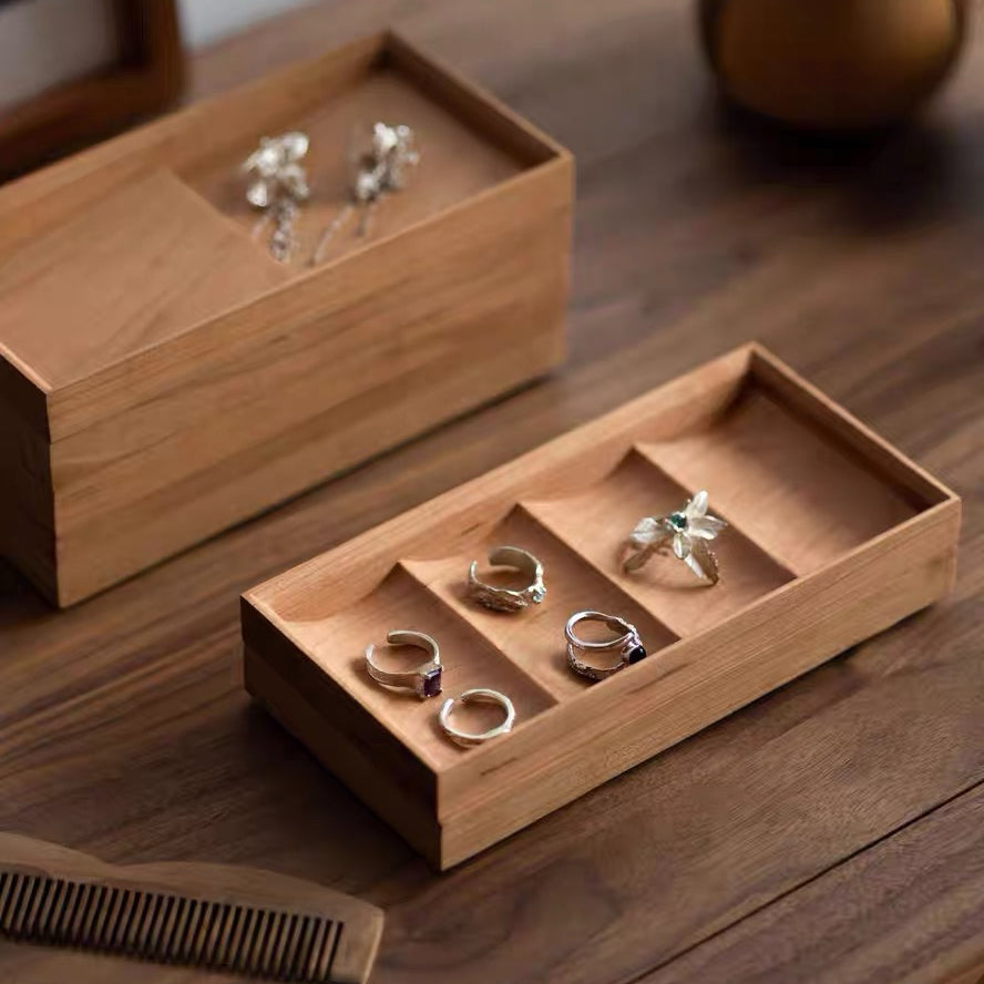 Alina Modular Solid Wood Jewelry Organizer Set