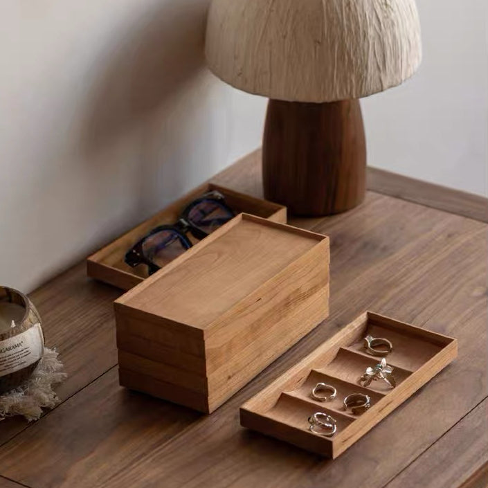 Alina Modular Solid Wood Jewelry Organizer Set