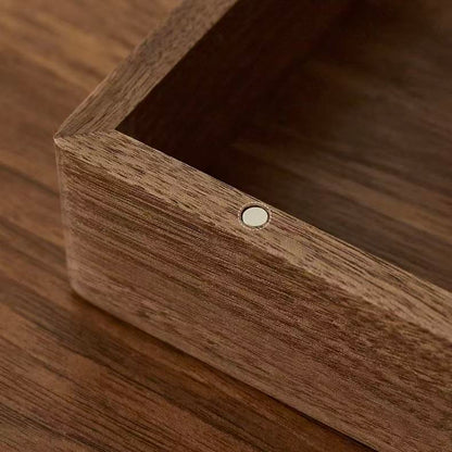 Lillian Solid Walnut Jewelry Box