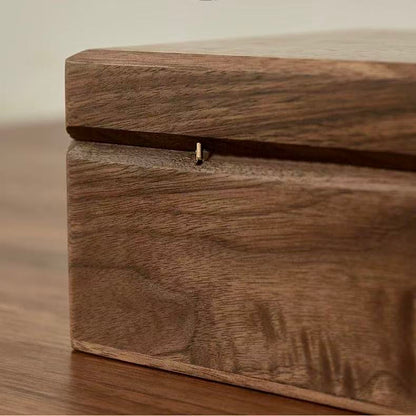 Lillian Solid Walnut Jewelry Box