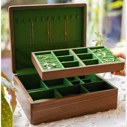 Sura Walnut Jewelry Box