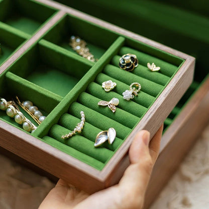 Sura Walnut Jewelry Box