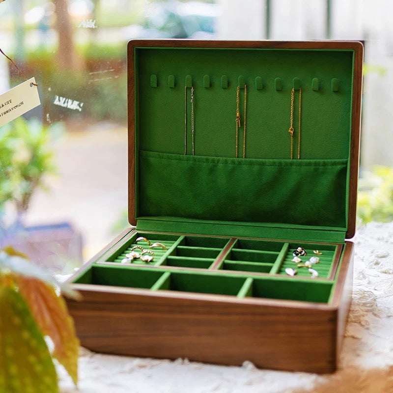 Sura Walnut Jewelry Box