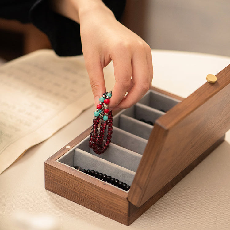luxury wooden jewelry box for women