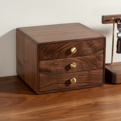 Lila Wooden Organizer with Three Drawers
