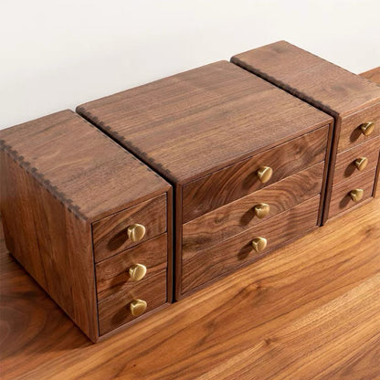 Lila Wooden Organizer with Three Drawers