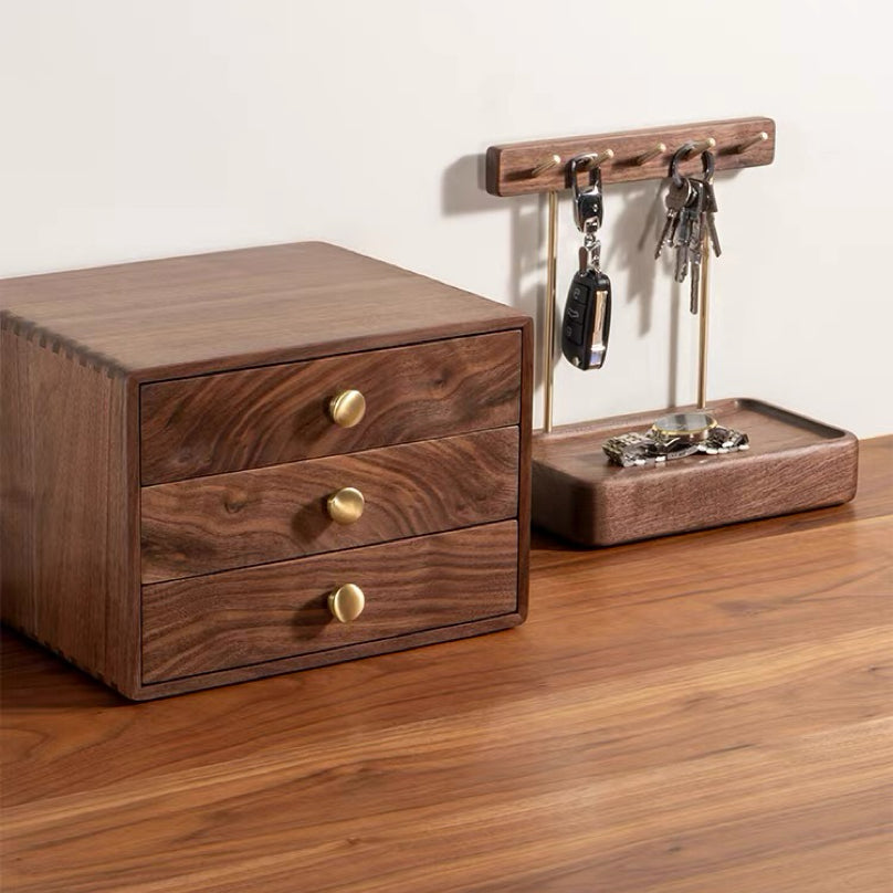 Lila Wooden Organizer with Three Drawers