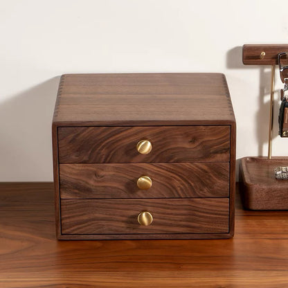 Lila Wooden Organizer with Three Drawers