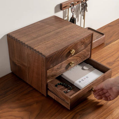 Lila Wooden Organizer with Three Drawers