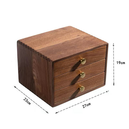 Lila Wooden Organizer with Three Drawers