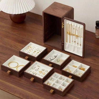 wooden cat jewelry box